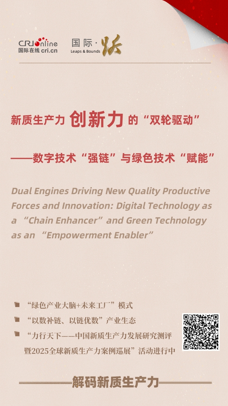 新质生产力创新力的“双轮驱动”——数字技术“强链”与绿色技术“赋能”
